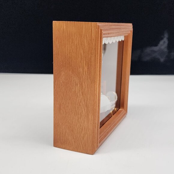 Reutter Original Germany Miniature Room Diorama With Tea Set & Baby Carriage - Picture 9 of 12